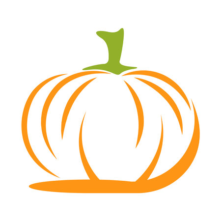 Pumkin logo icon design illustrationのイラスト素材