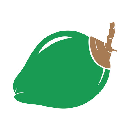 Coconut icon logo design illustrationのイラスト素材