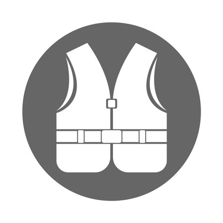 Life Jacket icon design illustrationのイラスト素材