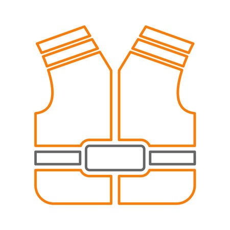 Life Jacket icon design illustrationのイラスト素材