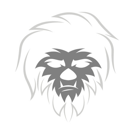 Monster Yeti logo icon design illustrationのイラスト素材