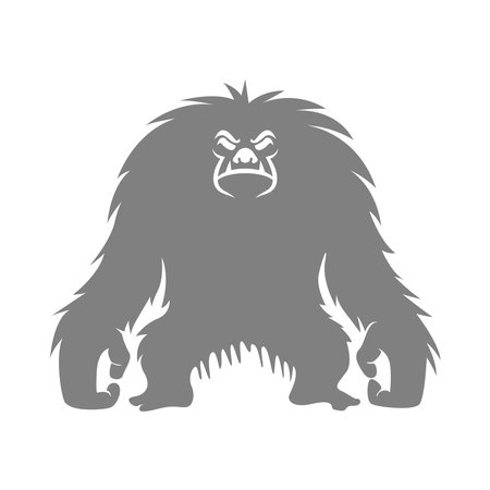 Monster Yeti logo icon design illustrationのイラスト素材