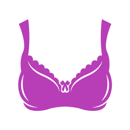 Bra icon logo design illustrationのイラスト素材