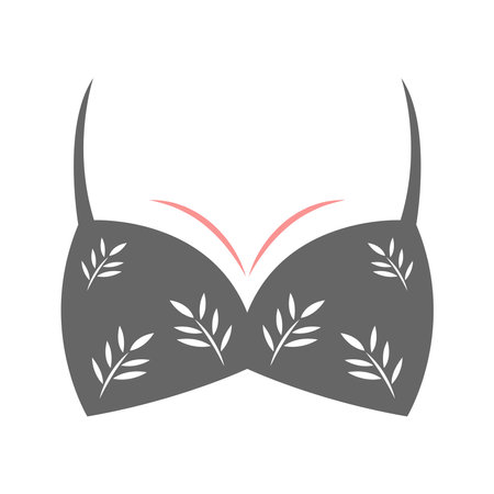 Bra icon logo design illustrationのイラスト素材