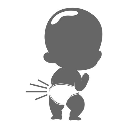 Diapers icon illustration design templateのイラスト素材