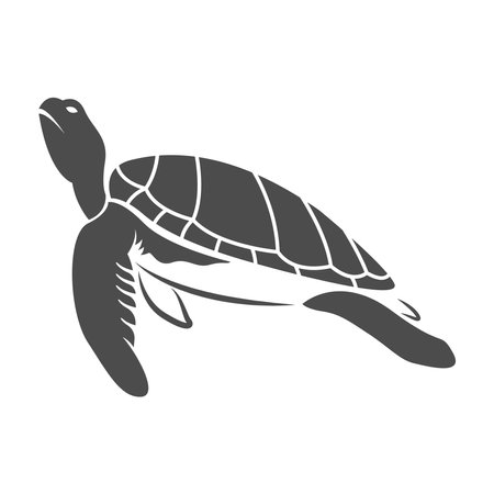 Turtle logo icon design illustrationのイラスト素材