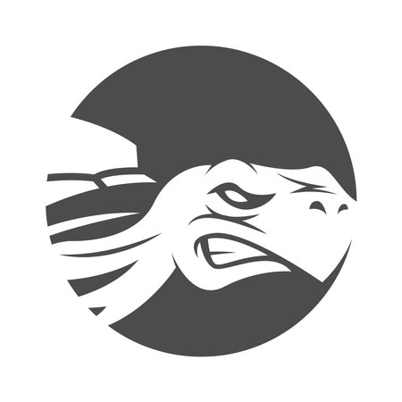Turtle logo icon design illustrationのイラスト素材