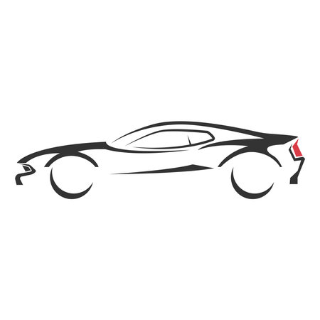 Sport Car logo icon design illustrationのイラスト素材