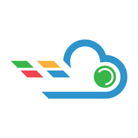 Cloud logo icon design illustrationのイラスト素材
