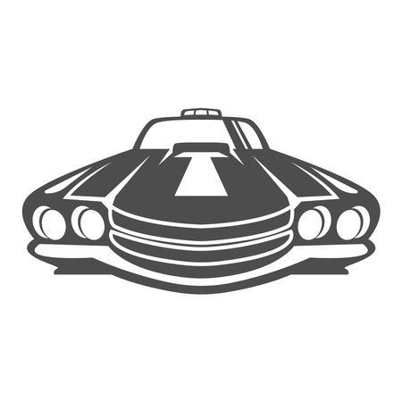 Muscle cars icon design illustrationのイラスト素材