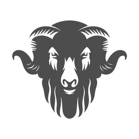 Sheep logo icon design illustrationのイラスト素材