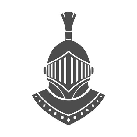 Gladiator, spartan logo design illustrationのイラスト素材