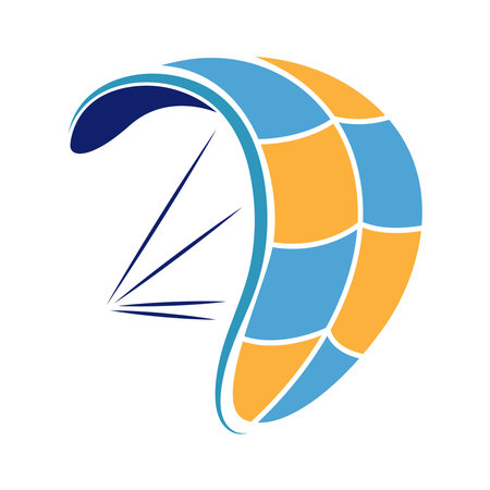 Kite logo icon design illustrationのイラスト素材