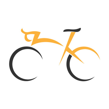 Bicycle logo icon design illustrationのイラスト素材