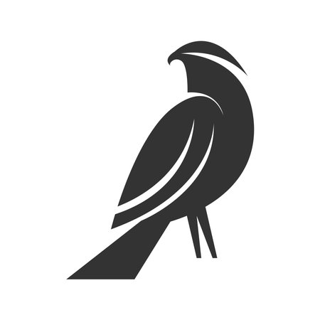 Eagle logo icon design illustrationのイラスト素材
