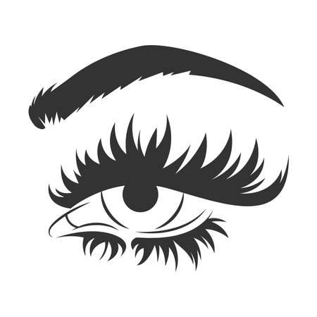 Eyes logo icon design illustrationのイラスト素材