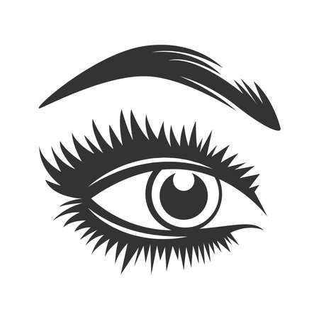 Eyes logo icon design illustrationのイラスト素材