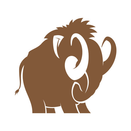 Mammoth logo icon design illustrationのイラスト素材