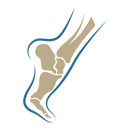 Bones icon logo design illustrationのイラスト素材
