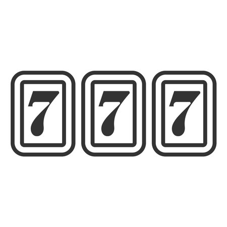 Casino image icon design illustrationのイラスト素材