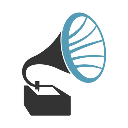 Music player icon design templateのイラスト素材