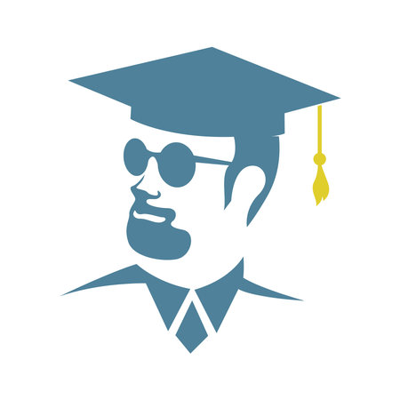 Education logo icon design illustration templateのイラスト素材