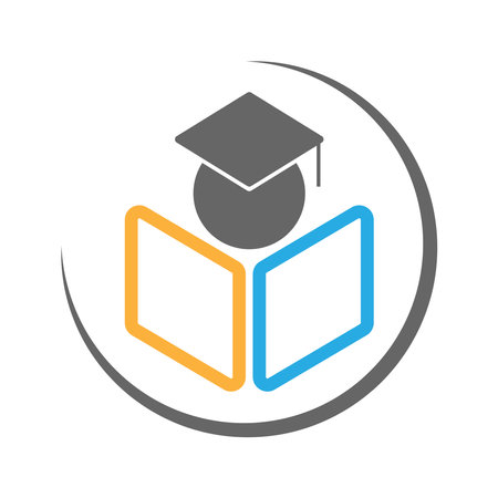 Education logo icon design illustration templateのイラスト素材