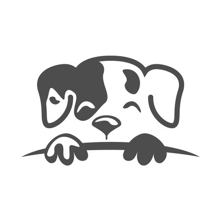 Dog logo icon design templateのイラスト素材