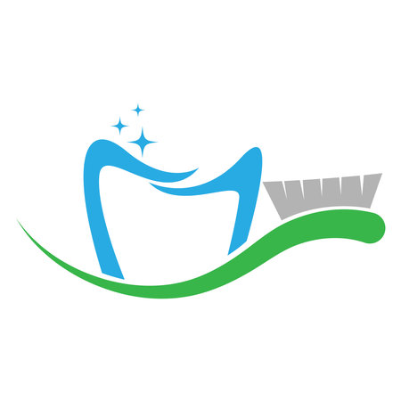 Dental clinic logo design templateのイラスト素材