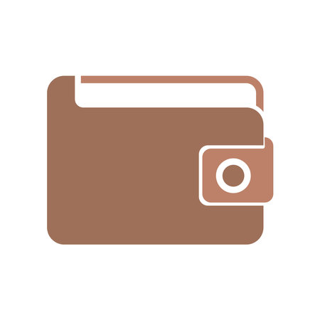Wallet icon logo design templateのイラスト素材