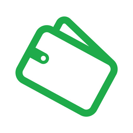 Wallet icon logo design templateのイラスト素材