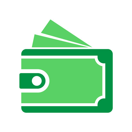 Wallet icon logo design templateのイラスト素材