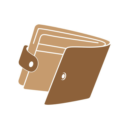 Wallet icon logo design templateのイラスト素材