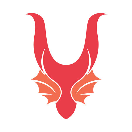 Dragon logo icon design templateのイラスト素材