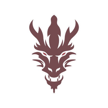 Dragon logo icon design templateのイラスト素材