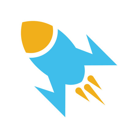 Rocket logo icon design templateのイラスト素材