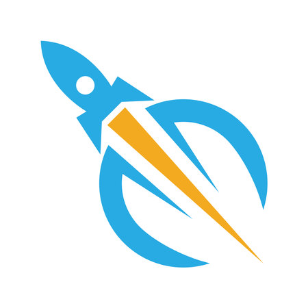 Rocket logo icon design templateのイラスト素材