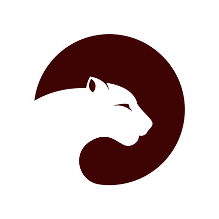 Jaguar icon logo design templateのイラスト素材