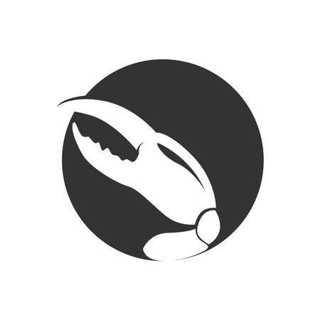 Crabs logo icon design templateのイラスト素材