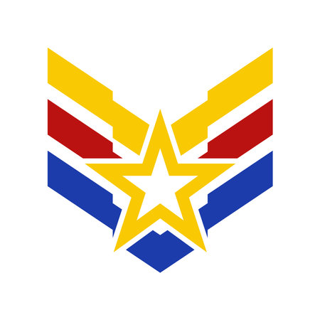 Military Army logo icon design templateのイラスト素材