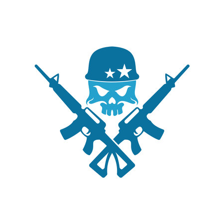 Military Army logo icon design templateのイラスト素材