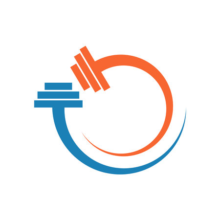 Workout logo icon design templateのイラスト素材