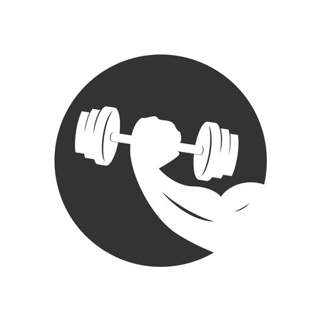 Workout logo icon design templateのイラスト素材