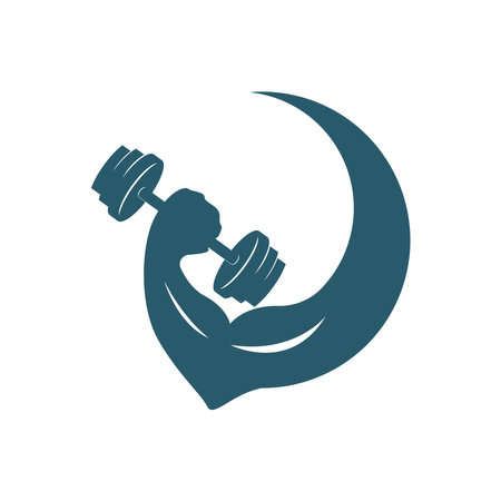 Workout logo icon design templateのイラスト素材