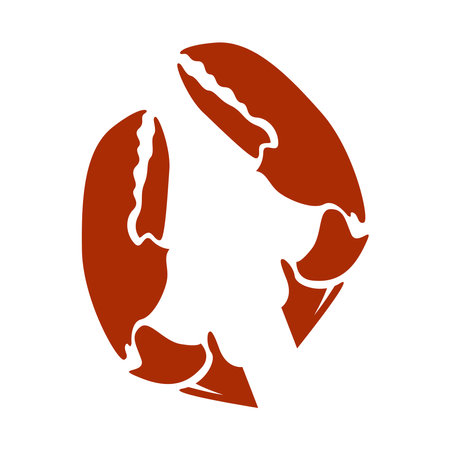 Lobster icon logo design templateのイラスト素材