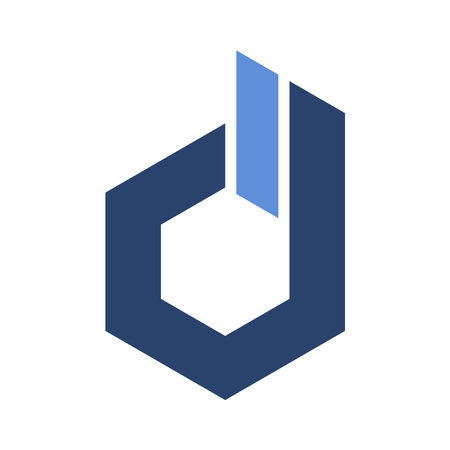 Letter D logo icon design templateのイラスト素材
