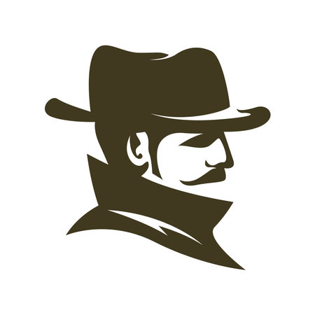 Detective logo icon design templateのイラスト素材