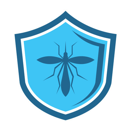Mosquito icon logo design templateのイラスト素材