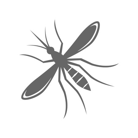 Mosquito icon logo design templateのイラスト素材