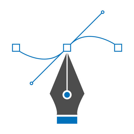 Pen logo icon design templateのイラスト素材